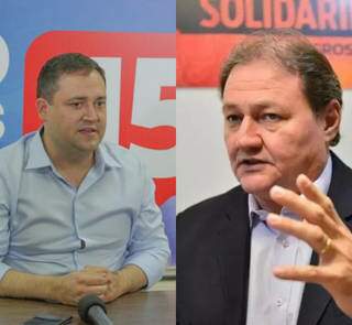 Ambos candidatos foram alvo de reclamação da chapa de Marquinhos Trad (Fotos: Divulgação)