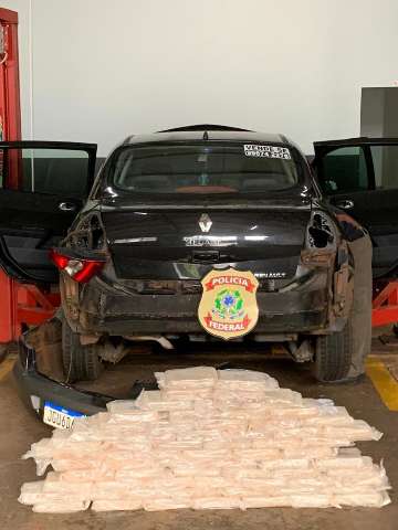 Mec&acirc;nico &eacute; preso pela PF com 85 quilos de coca&iacute;na sob a lataria de ve&iacute;culo 
