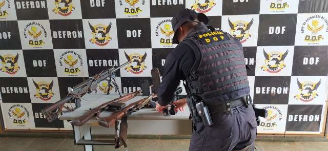 Armas apreendidas em confronto seriam usadas para tiro de precis&atilde;o
