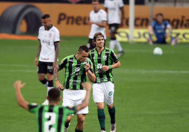 Corinthians leva gol no fim e perde do Am&eacute;rica-MG na Copa do Brasil