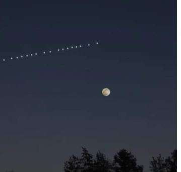Luzes de sat&eacute;lites causam alvoro&ccedil;o em Corumb&aacute; e Lad&aacute;rio
