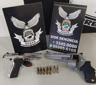 Denar prende homem com arma furtada de policia militar em 2018