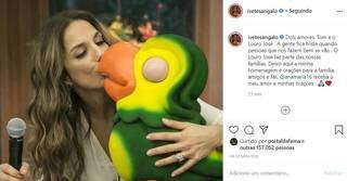 Ivete Sangalo disse estar com o coração partido com a notícia (Foto: Reprodução/Instagram)