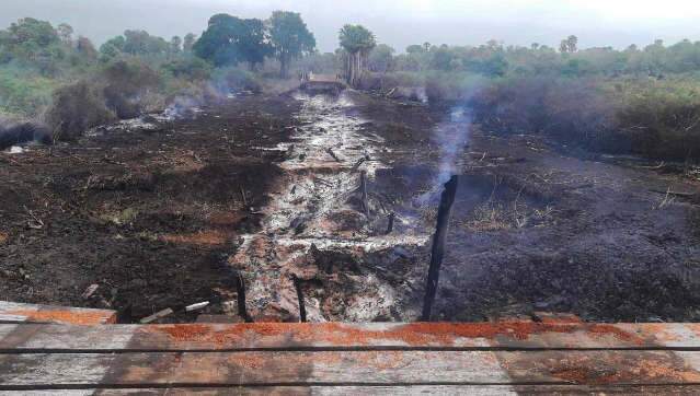 Governo define empresa para substituir ponte que foi destruída no Pantanal