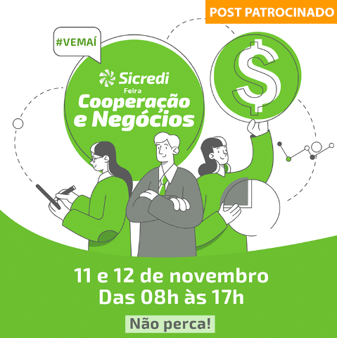 Sicredi realiza “Feira Cooperação e Negócios” nos dias 11 e 12