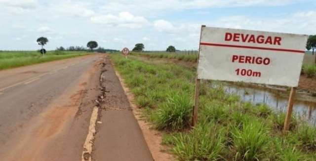 Governo far&aacute; obra nas margens da rodovia MS-180 com custo de R$ 3,8 milh&otilde;es