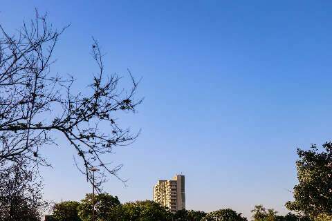 C&eacute;u sem nuvens, baixa umidade do ar e calor predominam nesta sexta-feira 