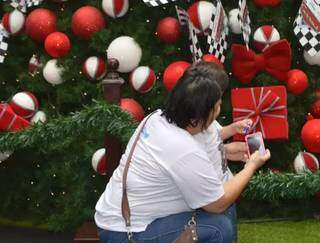 Decoração de Natal nos shoppings da Capital está marcada pra acontecer (Foto: Alana Portela)
