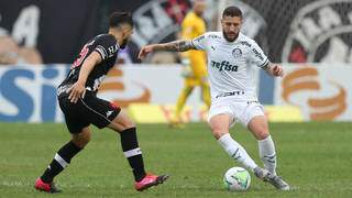 Na estreia de t&eacute;cnico portugu&ecirc;s, Palmeiras vence o Vasco por 1 a 0