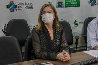Em outubro, a pesquisadora em Infetologia Pediátrica, Ana Lúcia Lyrio, participava de coletiva sobre a chegada de vacinas contra a covid-19 no Estado (Foto: Silas Lima/Arquivo)