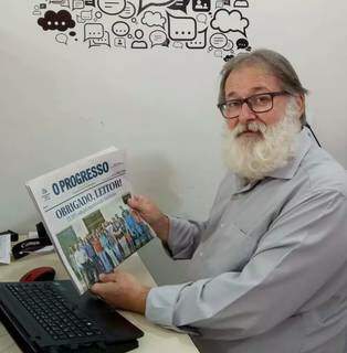 Antonio era jornalista e já foi representadnte do jornal O Progresso. (Foto: Arquivo Pessoal)