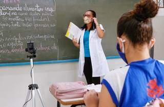 Diferenciais que agradam são as Metodologias ativas e o Ensino Híbrido que alia presencial com online para os alunos. (Foto : Henrique Kawaminami)