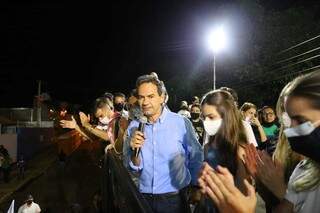 Marquinhos foi eleito com 52,58% dos votos válidos em Campo Grande (Foto: Henrique Kawaminami)