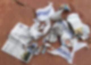 Jornais que trouxeram na capa o resultado da eleições foram rasgados por cadela na casa de outra leitora (Foto: Direto das Ruas)