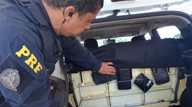 Traficante da Capital &eacute; preso a caminho de SP com R$ 167 mil em coca&iacute;na 