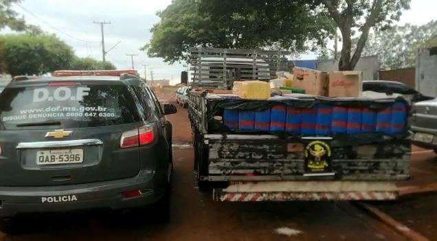 Caminh&atilde;o com 5 milh&otilde;es em maconha &eacute; encontrado no quintal de resid&ecirc;ncia 