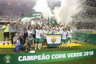 Último título conquistado pelo Cuiabá, em final contra o Paysandu (Foto: Ascom/Cuiabá E.C)
