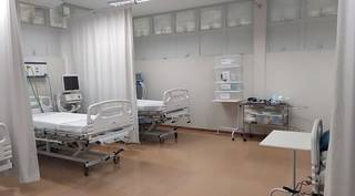Unidades de terapia intensiva em hospital público de Mato Grosso do Sul (Foto: Reprodução/Governo do Estado)