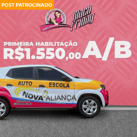 Na Black Friday Nova Aliança, você paga só 1.550 na 1ª Habilitaçao A/B 