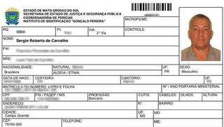 Documento com os dados originais sobre Major Carvalho, que vivia na Espanha sob a identidade falsa de Paul Wouter (Foto: Reprodução/La Voz de Galicia)