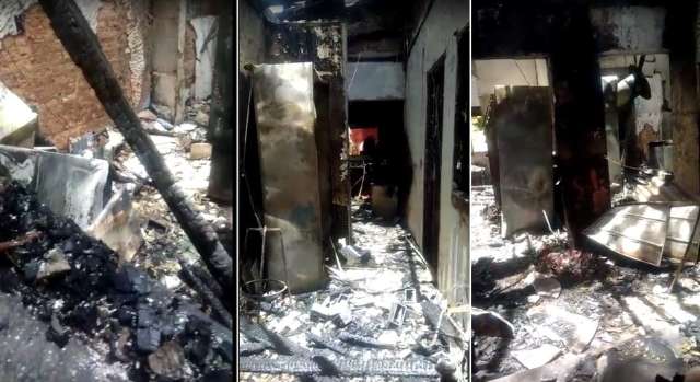 Inc&ecirc;ndio na madrugada destr&oacute;i pastelaria e deixa preju&iacute;zo de R$140 mil