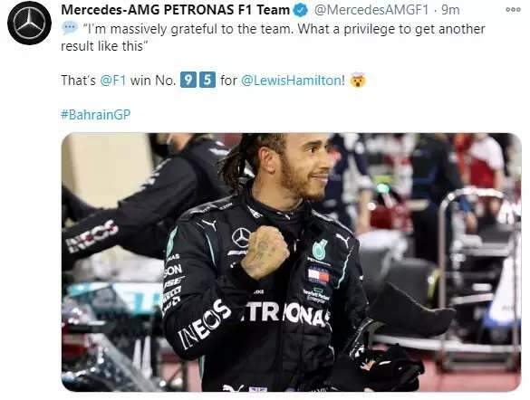 No Bahrein, Hamilton vence corrida marcada por acidentes impressionantes