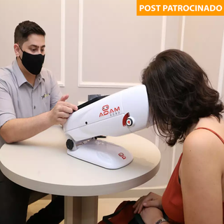 Na YellooVi, teste de visão é gratuito e com tecnologia de ponta. (Foto: Kisie Ainoã)