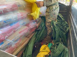 Caminh&atilde;o com cimento vindo da Bol&iacute;via transportava 114 quilos de coca&iacute;na