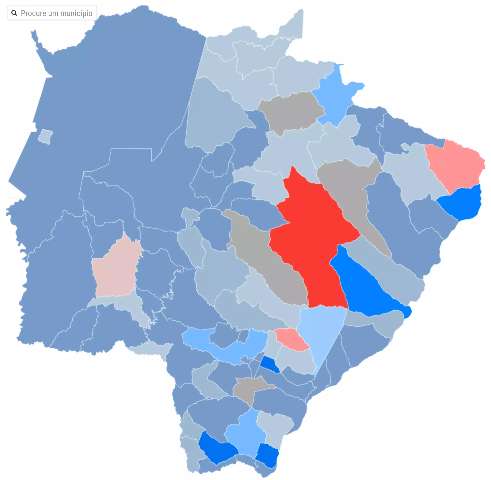 Com predom&iacute;nio de centro e direita, veja como ficou o &#039;mapa pol&iacute;tico&#039; de MS