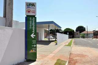 Motociclista foi atendido na UPA Leblon. (Foto: Arquivo/Campo Grande News)