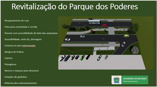 Para quem frequenta o Parque dos Poderes, projeto ap&oacute;s 38 anos &eacute; bem vindo