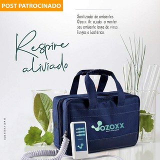 Ozoxx Ar, um equipamento de alta tecnologia capaz de combater vírus e sanitizar qualquer ambiente.(Foto: Divulgação)