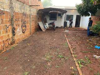 Residência onde os suspeitos foram encontrados (Foto: Divulgação/Polícia Civil)