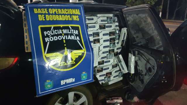Jovem vai parar na PF ap&oacute;s ser flagrado com ve&iacute;culo abarrotado com cigarros 