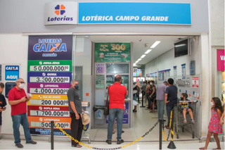A Lotérica Campo Grande fica no Comper da Brilhante – Rua Brilhante, 2702. (Foto: Marcos Maluf)
