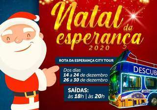 Passeio em City Tour é gratuito e começa em frente à Cidade do Natal (Foto: Reprodução Redes Sociais)