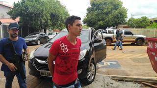 Josilei Silva Souza foi preso por duplo homicídio em Dourados (Foto: Adilson Domingos)
