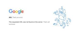 Usuários que tentaram acessar serviços da Google por volta das 7h50 viram essa tela (Foto: Reprodução)