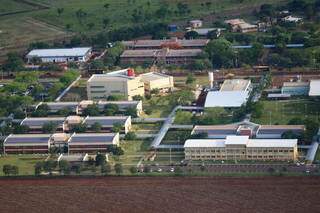 Vista aérea da unidade 2 do campus da UFGD (Foto: Divulgação)