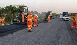 Obra será de asfalto em trecho da rodovia BR-267, em Porto Murtinho (Foto: Agesul)