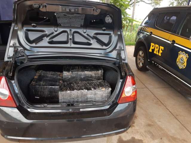 Parado na BR-267, traficante &eacute; preso com 243 Kg de maconha que entregaria no PR