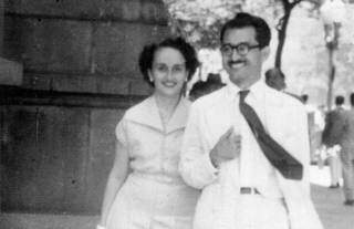 Stella e Manoel em foto no Rio de Janeiro, na década de 50. (Foto: Arquivo de família)
