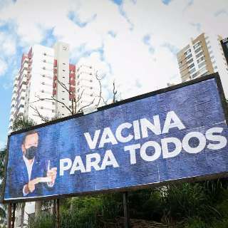 Campanha pró-vacinação usa Doria como garoto propaganda em MS