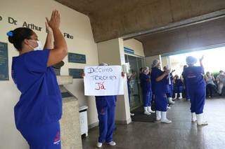 Profissionais da enfermagem encerram greve na Santa Casa Profissionais da enfermagem encerram greve na Santa Casa