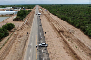 São 147 quilômetros prontos, de um total de 277 km de obras (Foto: Toninho Ruiz) 