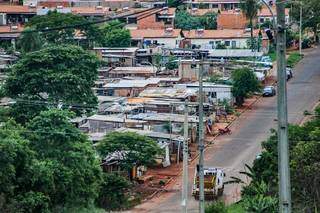 Favela do Morro do Mandela conta hoje com 175 famílias (Foto: Silas Lima)