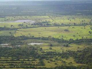 Vista aérea de propriedade rural em Mato Grosso do Sul (Foto: Arquivo/Campo Grande News)