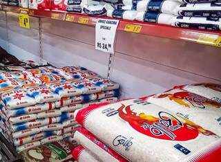 Preço do arroz foi às alturas, passando dos R$ 24 em Campo Grande (Foto/Arquivo: Henrique Kawaminami)