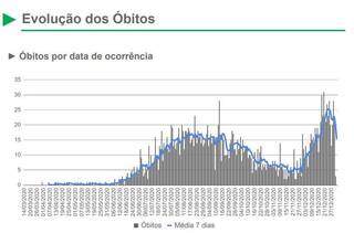 Ano da pandemia termina com 2.347 mortes