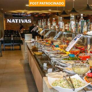 Nativas tem o buffet mais completo de Campo Grande (Foto: Henrique Kawaminami)